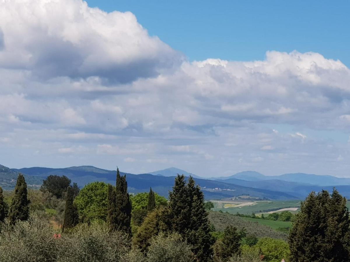 Апартаменти Casa Per L'Osticcio Vista Sulla Val D'Orcia Монтальчино Екстер'єр фото