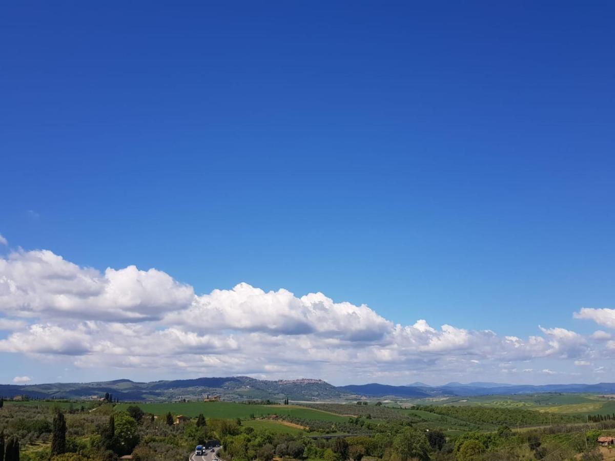 Апартаменти Casa Per L'Osticcio Vista Sulla Val D'Orcia Монтальчино Екстер'єр фото