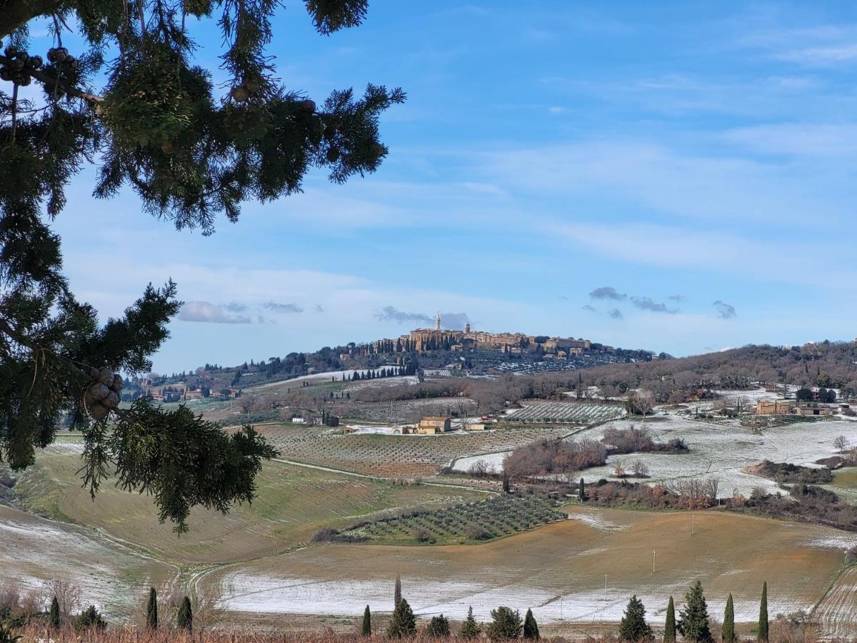 Апартаменти Casa Per L'Osticcio Vista Sulla Val D'Orcia Монтальчино Екстер'єр фото