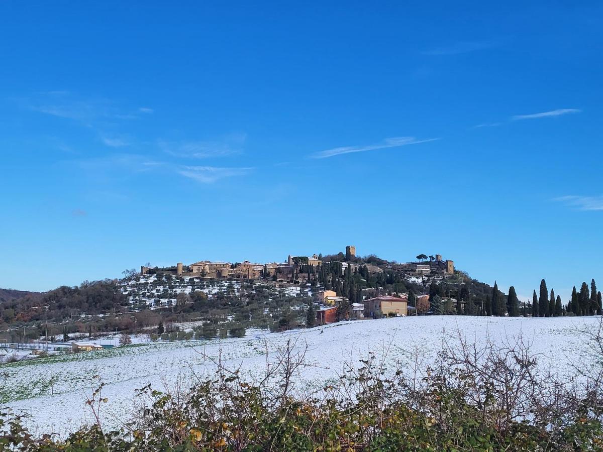 Апартаменти Casa Per L'Osticcio Vista Sulla Val D'Orcia Монтальчино Екстер'єр фото