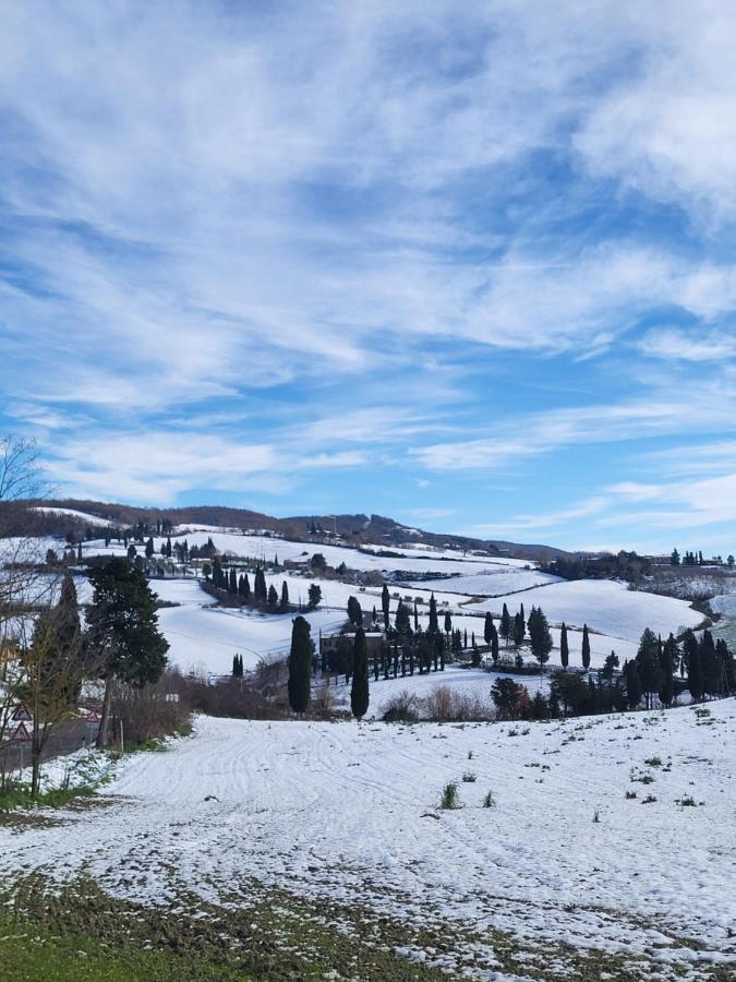 Апартаменти Casa Per L'Osticcio Vista Sulla Val D'Orcia Монтальчино Екстер'єр фото