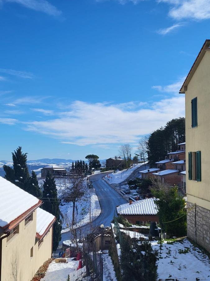 Апартаменти Casa Per L'Osticcio Vista Sulla Val D'Orcia Монтальчино Екстер'єр фото