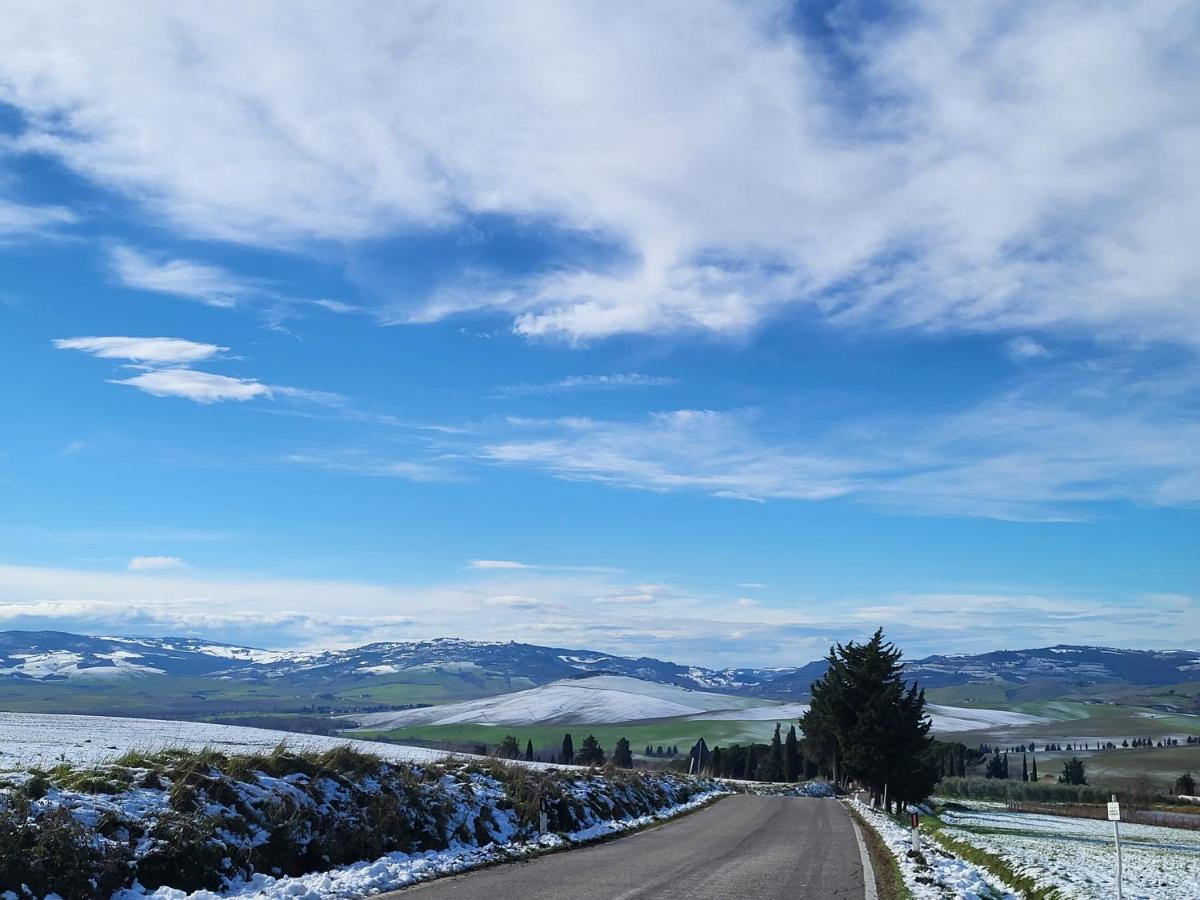 Апартаменти Casa Per L'Osticcio Vista Sulla Val D'Orcia Монтальчино Екстер'єр фото