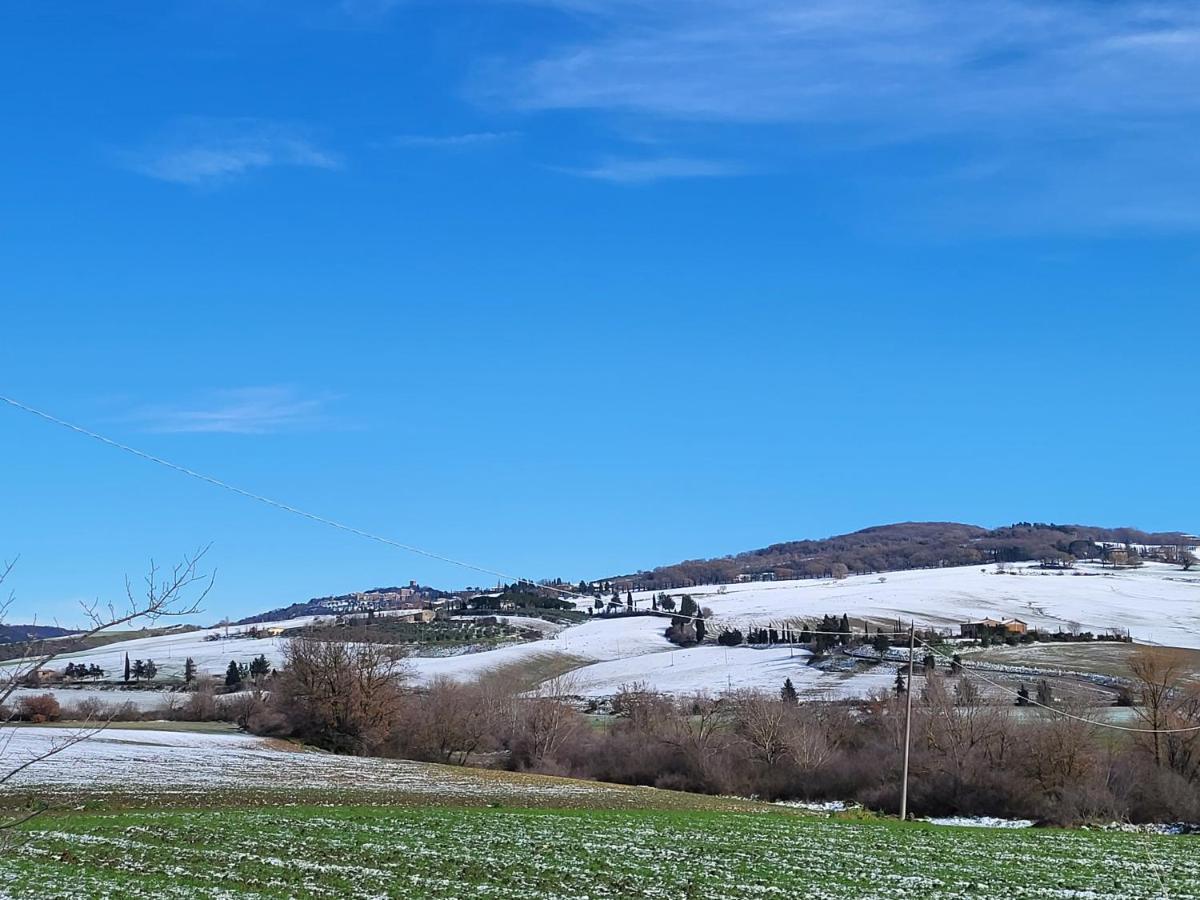 Апартаменти Casa Per L'Osticcio Vista Sulla Val D'Orcia Монтальчино Екстер'єр фото