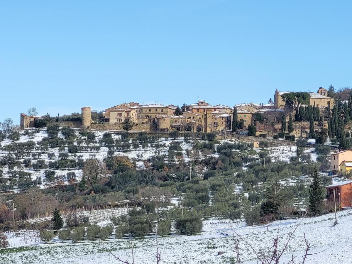 Апартаменти Casa Per L'Osticcio Vista Sulla Val D'Orcia Монтальчино Екстер'єр фото