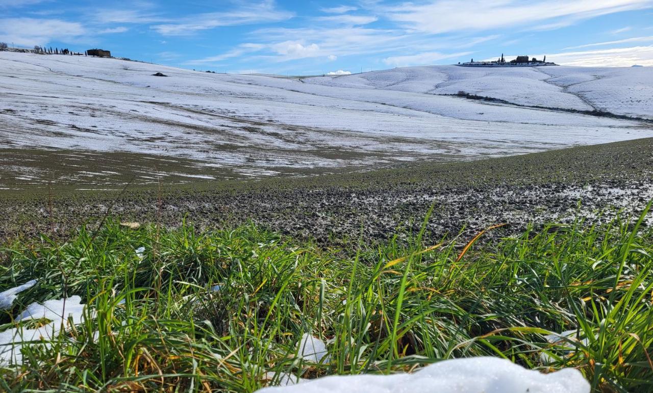 Апартаменти Casa Per L'Osticcio Vista Sulla Val D'Orcia Монтальчино Екстер'єр фото